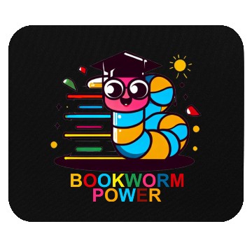 Discover "Bookworm's Graduation: Back-to-School Mouse Pads