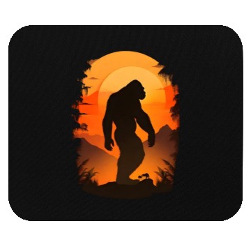 Discover A Sasquatch Silhouette In The North Mouse Pads