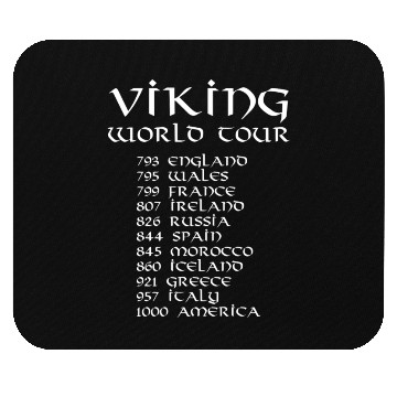 Discover Viking World Tour Mouse Pads
