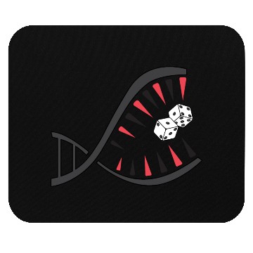 Discover Backgammon DNA Piranha - Unique Board Game Design Mouse Pads