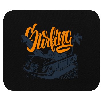 Discover Surfing collection Mouse Pads