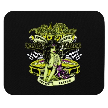 Discover Speed Queen - Hot Rod Racing Mouse Pads