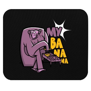 Discover Monkey Banana Mouse Pads