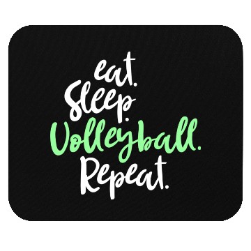 Discover Eat Sleep Volleyball Repeat funny volleyball Mouse Pads