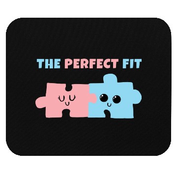 Discover The Perfect Fit Valentine yellow Mouse Pads