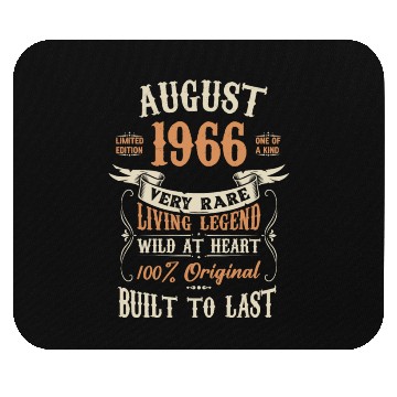 Discover August 1966 Birthday Surprise Mouse Pads