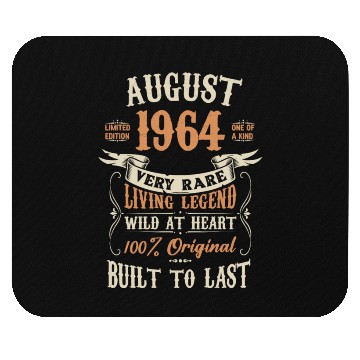 Discover August 1964 Birthday Surprise Mouse Pads