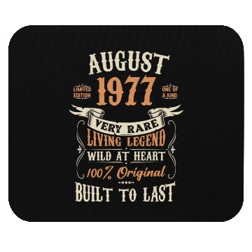 Discover August 1977 Birthday Surprise Mouse Pads