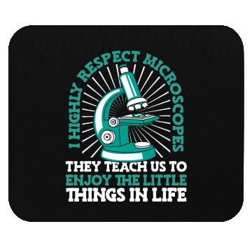Discover Biology Biologist Microscope Mouse Pads