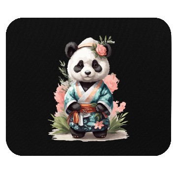 Discover Kawaii Baby Panda Japanese Style Mouse Pads