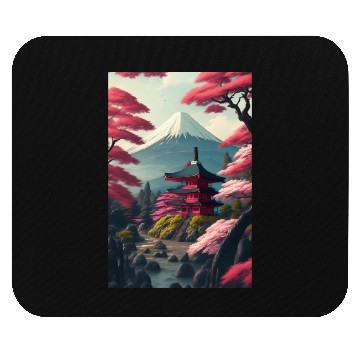 Discover Asia Landscape Serene Mount Fuji Mouse Pads
