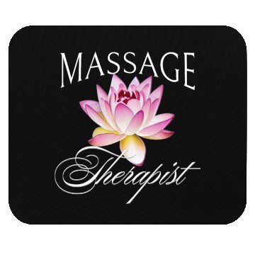 Discover Massage Therapist Masseuse Lotus Blossom Mouse Pads
