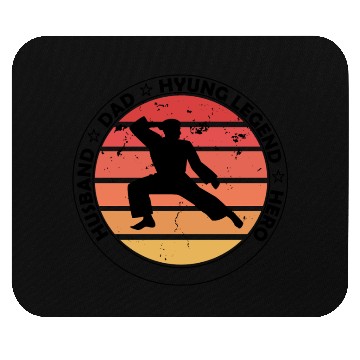 Discover Husband. Dad. Hyung Legend. Hero. Mouse Pads