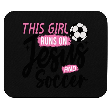 Discover soccergirll Mouse Pads
