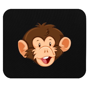 Discover Monkey face Mouse Pads