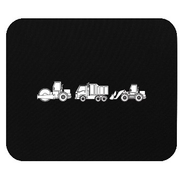 Discover Construction Trucks Mouse Pads