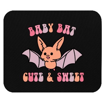 Discover baby bat cute and sweet Mouse Pads