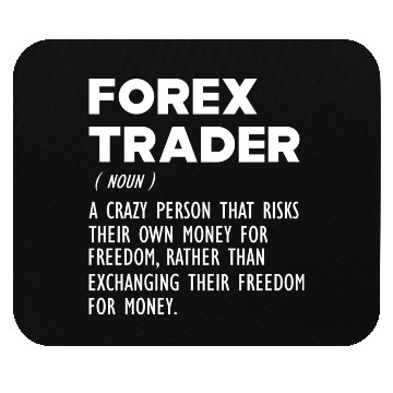 Discover Forex Trader funny definition Mouse Pads