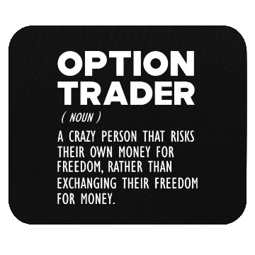 Discover Option Trader funny definition Mouse Pads