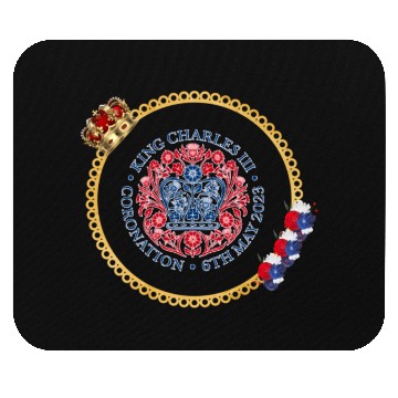Discover King Charles Iii British Monarch Royal Coronation Mouse Pads