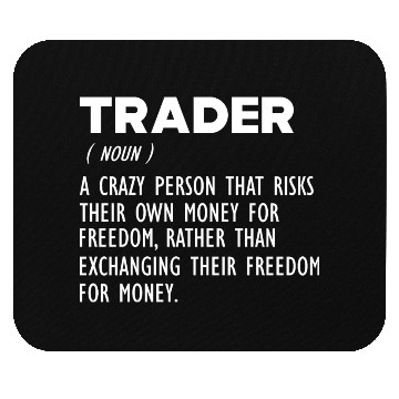 Discover Trader funny definition Mouse Pads