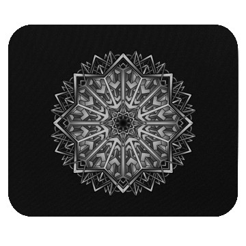 Discover Dark Magic Mandala Mouse Pads