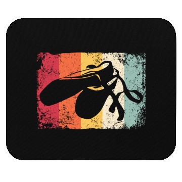 Discover Ballet Shoes Vintage Woman Ballerina Mouse Pads