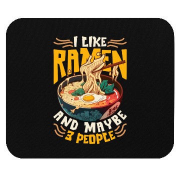 Discover I Like Ramen And Maybe 3 People Mouse Pads