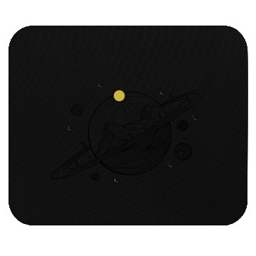 Discover Mountain Space Mouse Pads