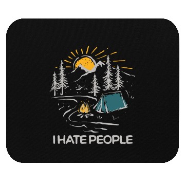 Discover I Hate People Funny Camping Mouse Pads