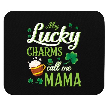 Discover Saint Patrick Beer Shamrocks My Lucky Charms Call Mouse Pads