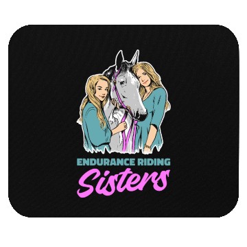 Discover Horse Riding Sister Endurance Riding Mouse Pads