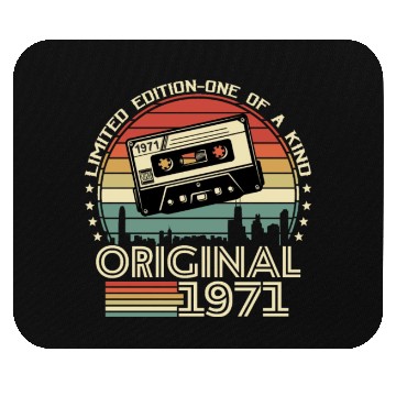 Discover 1971 Vintage Birthday Surprise Mouse Pads