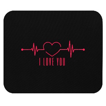 Discover I LOVE YOU Mouse Pads