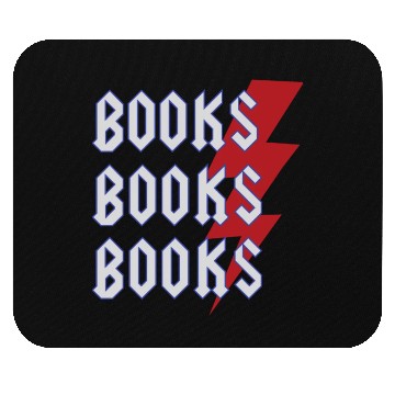 Discover Reading Teacher Cool Books Thunderbolt Men Women Mouse Pads