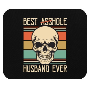 Discover Vintage Best Asshole Husband, Husband png, bride Mouse Pads