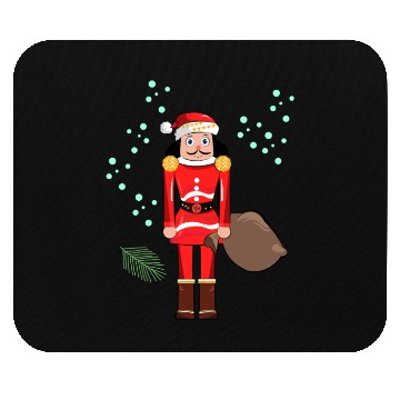 Discover Santa Nutcracker Christmas Mouse Pads