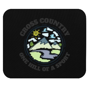Discover High School Running Mouse Pads, Cross Country Hills,