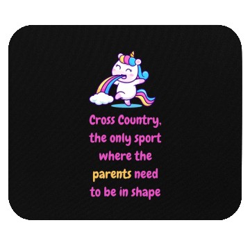Discover High School Running Mouse Pads, Cross Country Parent,