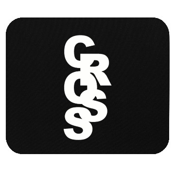 Discover Cross Country Running Stacked Font Play Stylishs, Mouse Pads