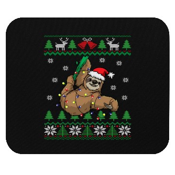 Discover Sloth Santa Sloth Ugly Mouse Pads