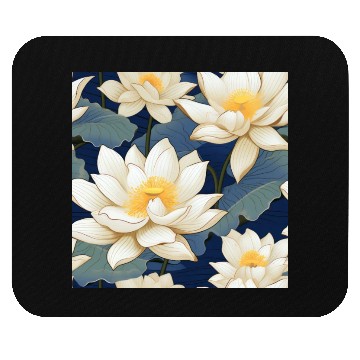 Discover Serenity Blooms: Timeless Lotus Pattern Mouse Pads