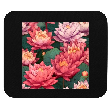 Discover Serenity Blooms: Timeless Lotus Pattern Mouse Pads