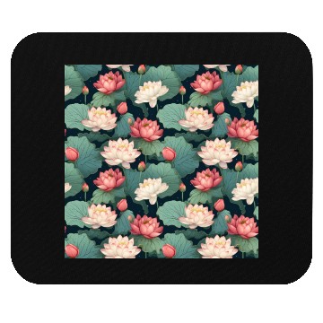 Discover Serenity Blooms: Timeless Lotus Pattern Mouse Pads