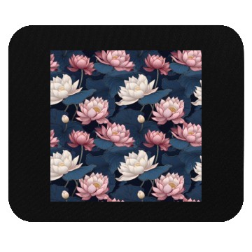 Discover Serenity Blooms: Timeless Lotus Pattern Mouse Pads