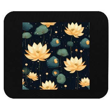 Discover Serenity Blooms: Timeless Lotus Pattern Mouse Pads