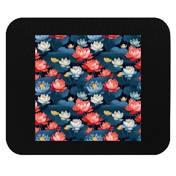 Discover Serenity Blooms: Timeless Lotus Pattern Mouse Pads