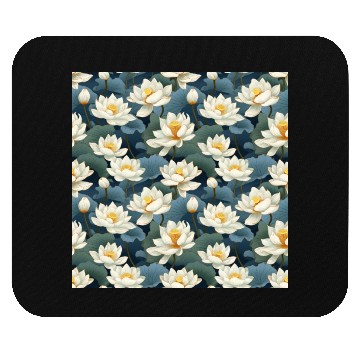 Discover Serenity Blooms: Timeless Lotus Pattern Mouse Pads