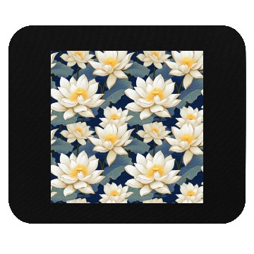 Discover Serenity Blooms: Timeless Lotus Pattern Mouse Pads