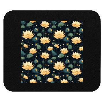 Discover Serenity Blooms: Timeless Lotus Pattern Mouse Pads